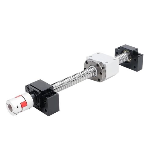 Double nut Ball Screw Control Machine 25MM Ball Screw SFU2505 End Machined + RM2505 Ball Nut + BK20 BF20 End Support+ Coupler(700mm) in Saudi Arabia