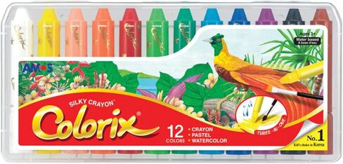 Twistable Crayons – 12 Silky Gel Crayons for Kids, Non Toxic & Twist Up, Easy to Hold, Mess-Free Drawing for Travel, Arts & Crafts, Creative School Supplies in Saudi Arabia