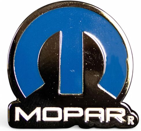 دبوس طية صدر السترة بشعار Mopar Omega مقاس 1.1 بوصة - شعار حديث باللونين الأزرق والأسود | علامة العلامة التجارية الرسمية الحالية | صنع في الولايات المتحدة الأمريكية in Kuwait