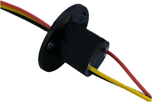 1pcs 3 Channels 2A Slip Ring 12.4mm Diameter Infinite Rotary Joint Connector with Flange in Saudi Arabia