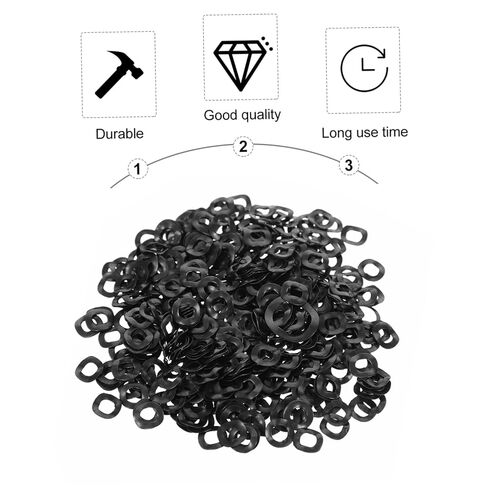 500Pcs Compression Type Wave Washers Wave Spring Gaskets for Appliances Automotive Use Spring Washers for Electrical Connections Load Distribution in Kuwait