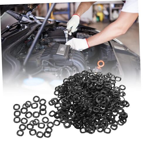 500Pcs Compression Type Wave Washers Wave Spring Gaskets for Appliances Automotive Use Spring Washers for Electrical Connections Load Distribution in Kuwait