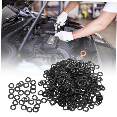 ERINGOGO 500pcs Spring Steel Compression Type Wave Washer Assortment Kit Wave Design for Load Distribution Electrical Automotive and Applications in Saudi Arabia