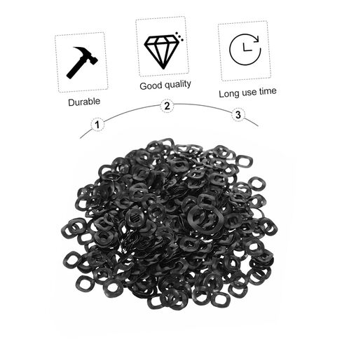 LIFKOME 500Pcs Spring Steel Wave Washers Compression Type Waves for Load Distribution Prevents Loosening Buffers for Fasteners Elasticity in Saudi Arabia