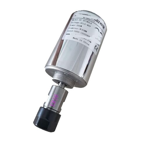 200 واط المغزل موتور تبريد الهواء 0.2KW المغزل موتور تيار مباشر CNC ER16-8MM (ER16 8MM) in Saudi Arabia