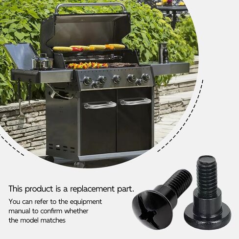 Short M6 Step Bolt Compatible with Blackstone Griddle, Replacement Parts Compatible with Gas Griddles with Side Shelves in Saudi Arabia