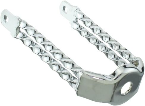 Double Square Twisted Crown Chrome. Bike Fork Crown, bicyclefork Extended Crown, Lowrider Bike Fork Extended Crown in Saudi Arabia