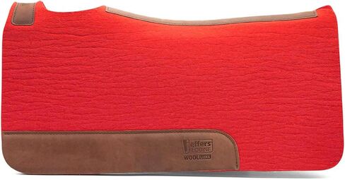 Jeffers WoolLuxe 100% Wool Felt Saddle Pad for Horses – Shock Absorbing, Breathable Equestrian Pad Horse Back Protection in Kuwait