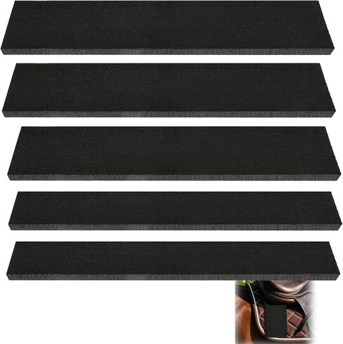 5 قطع من حشوات وسادة السرج الممتصة للصدمات بمقاسين لركوب الخيل وأداء الفروسية وتعديل مريح للسرج، واستبدال حشوات إسفنجية الذاكرة لدعم وسادة ركوب الخيل in Kuwait