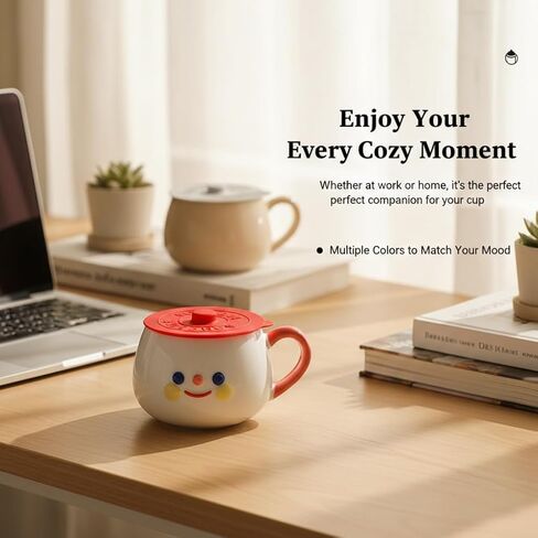 3 Pcs Silicone Cup Lids Anti Dust Seal Mug Covers Reusable Glass Cup Covers for Mugs Tea Cups Coffee Cup Cover in Saudi Arabia