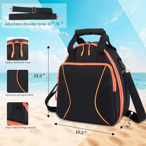 حقيبة حمل متوافقة مع مضخة هواء OutdoorMaster Shark/Dolphin، حقيبة تخزين مضخة هواء كهربائية، حقيبة حمل محمولة لملحقات مضخة لوح التجديف (الجراب فقط) in Saudi Arabia