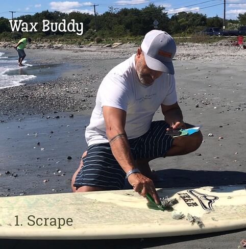 Wax Comb- The Original WhiteIV, 100% Recycled Plastic, 4-in-1 surf Tool: Scraper, Comb, Rail Cleaner, & Bottle Opener in Saudi Arabia