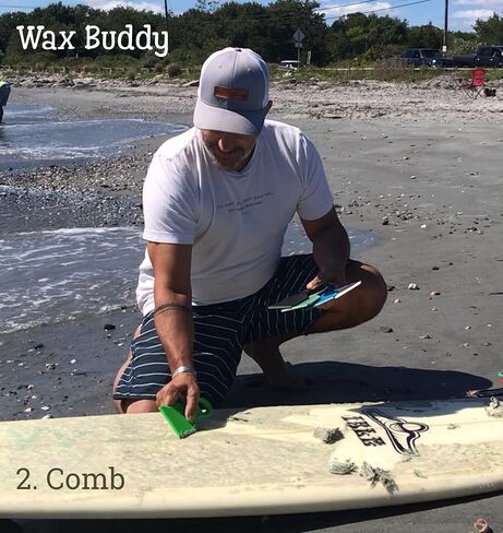 Wax Comb- The Original WhiteIV, 100% Recycled Plastic, 4-in-1 surf Tool: Scraper, Comb, Rail Cleaner, & Bottle Opener in Saudi Arabia