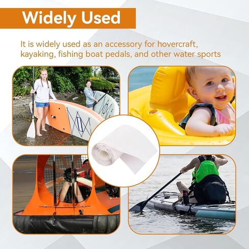Paddle Board Rail Saver Clear Tape, 400x10CM Heavy Duty PVC Stable Adhesive Tape Anti Scratch Anti Chip Protection for SUP Board Side in Saudi Arabia