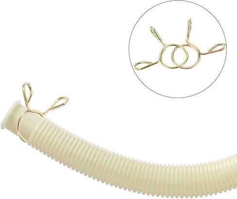 100pcs 9mm Spring Steel Hose Clamps Small Vacuum Hose Fasteners for Washing Machine Water Pipes Plumbing Accessories in Kuwait