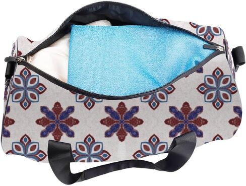 Soft White Accents Stain- Resistant Sports Duffel Bags For Men Women Oxford Tote Bags Adjustable Shoulder Strap, Convertible Carry Backpack Cute Duffle Bag For Workout Gym Gym Backpack Women in Saudi Arabia