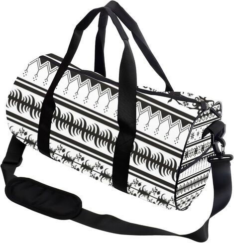 Soft White Accents Stain- Resistant Sports Duffel Bags For Men Women Oxford Tote Bags Adjustable Shoulder Strap, Convertible Carry Backpack Cute Duffle Bag For Workout Gym Gym Backpack Women in Kuwait