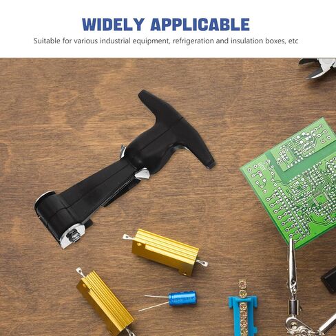 Holibanna Stainless Steel Elastic Rubber T-Handle Latch Draw Catch for Toolboxes Cooler Hood Cabinets Universal Vibration Dampening Lock in Kuwait