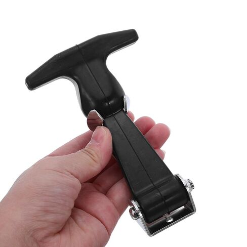 Holibanna Stainless Steel Elastic Rubber T-Handle Latch Draw Catch for Toolboxes Cooler Hood Cabinets Universal Vibration Dampening Lock in Kuwait