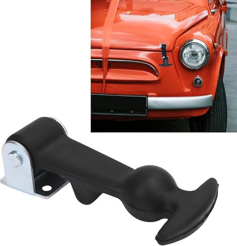 Drfeify 2PCS T Handle Hasp, Rubber Material, Secure and Flexible Draw Latch with Metal Bracket for Automotive Trucks and Cargo Boxes in Saudi Arabia