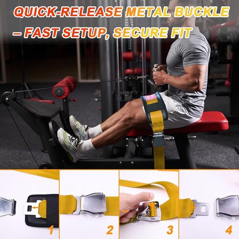 حزام تثبيت على شكل مقعد من Nordic Curl وحزام قابل للتعديل مع مشبك عالي التحمل لتمديد الساق المنسدلة وضغط الدمبل وتمارين الصالة الرياضية المنزلية in Saudi Arabia
