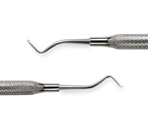1/Pcs Dental Excavator #38-39 Double-Ended Solid Handle Premier Stainless Steel Professional Instrument in Kuwait