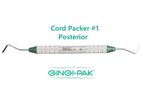 1/Pcs Dental Cord Packer #1 Posterior Double-Ended Stainless Steel Handled Exclusive Professional Instrument in Kuwait