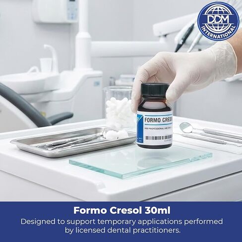 Formo Cresol 30ml (1oz.) – Professional Dental Material for Clinical Use – Temporary Application in Endodontic Procedures – Made in USA in Kuwait