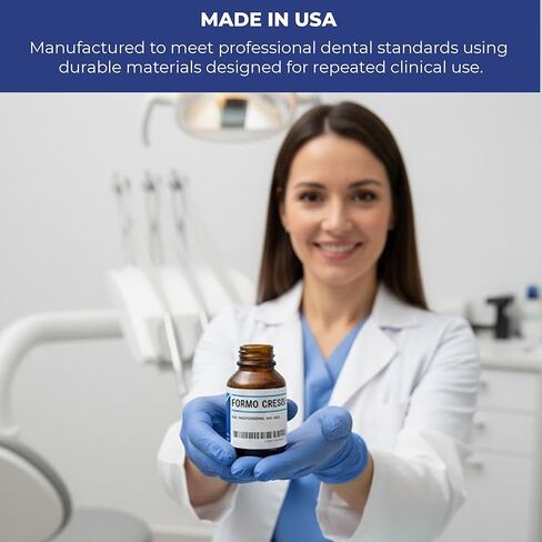 Formo Cresol 30ml (1oz.) – Professional Dental Material for Clinical Use – Temporary Application in Endodontic Procedures – Made in USA in Kuwait