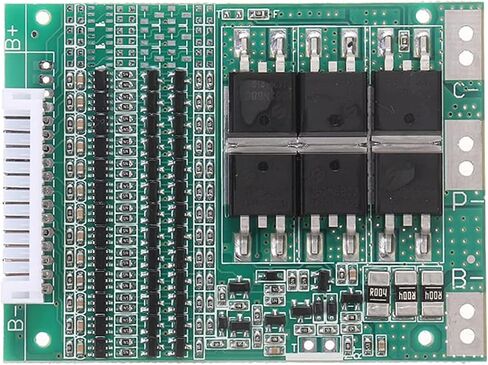 13S BMS 48V 30A Li-ion PCB لوح حماية مع سلك توازن NTC، منفذ منفصل/مشترك، 10 حماية، لتخزين الطاقة الشمسية/حزمة بطارية ليثيوم للسكوتر ذاتي التوازن in Saudi Arabia