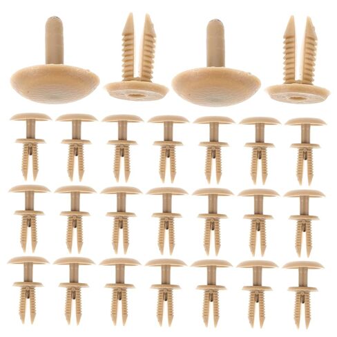 Cabilock 30Pcs Interior Durable Push Rivets for Ceiling Repair Fit Bumper Retainer for Easy Installation Vehicle Panels in Saudi Arabia