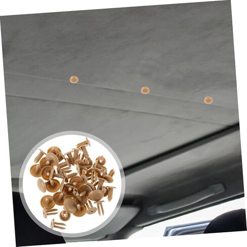 Cabilock 30Pcs Interior Durable Push Rivets for Ceiling Repair Fit Bumper Retainer for Easy Installation Vehicle Panels in Saudi Arabia