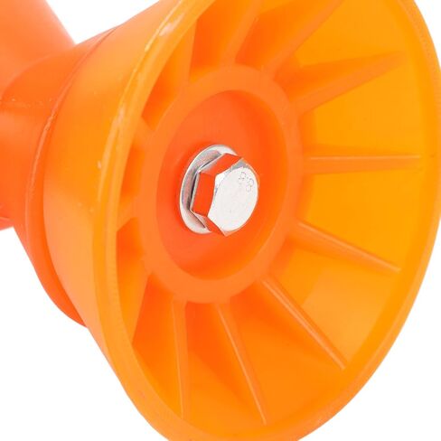 Aramox 3.5 Inch Boat Trailer Bow Roller Stop, Boat Trailer Roller Assembly with 1/2 inch Shaft, Made of High Strength PU, for Boats, Yachts, and Ships, with 3.5 Inch Bow Roller in Kuwait