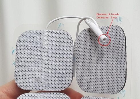 KS Premium TENS/EMS Unit 40 PCS Electrode Pads 2"x2" in. Reusable Self Stick Gel Carbon Electrodes in Kuwait