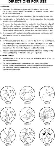 KS Premium TENS/EMS Unit 40 PCS Electrode Pads 2"x2" in. Reusable Self Stick Gel Carbon Electrodes in Kuwait