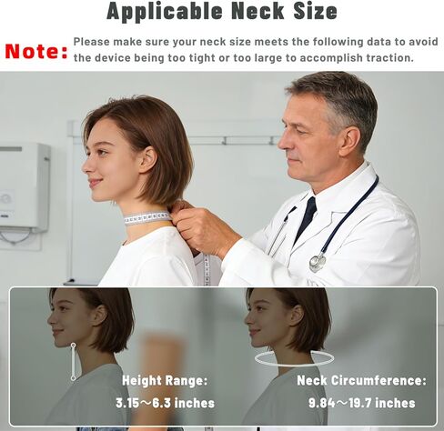 Zenopax الرقبة نقالة الجر عنق الرحم، جهاز جر الرقبة قابل للتعديل، نقالة الرقبة لتخفيف آلام الرقبة مع مسند الذقن المزدوج قابل للتعديل، مريح وتنفس للاستخدام المنزلي، مكتب (أخضر زيتوني) in Saudi Arabia