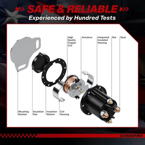 الملف اللولبي لعربة الجولف 48 فولت 150 أمبير لـ EZGO RXV 2008-UP، 4 محطات EZGO RXV مرحل الملف اللولبي، OEM #624317، 649373 in Kuwait