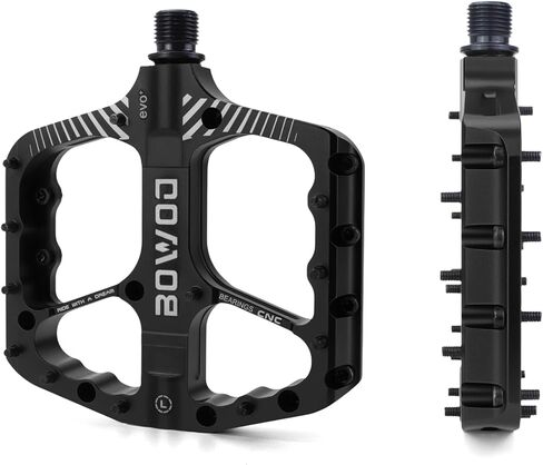 Bike Pedals 9/16" Lightweight Non-Slip Bicycle Platform Pedals - Fits Most Adult Bikes & Mountain Bikes &MTB, Road Bikes and Slip-Resistant Design in Kuwait