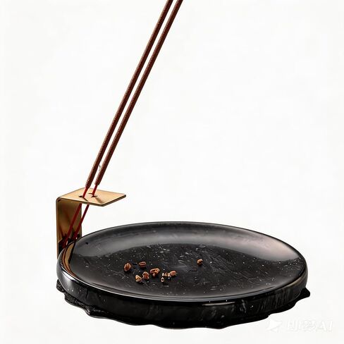 7.1-Inch Marble Incense Holder, Long Incense Holder for Sticks, Large Incense Sticks Holder for Meditation Yoga SPA, Incense Burne for Palo Santo/Sage/Cone/(Grey and White) in Saudi Arabia