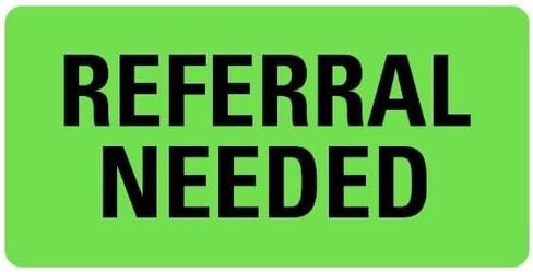 REFERRAL Needed Labels in Saudi Arabia