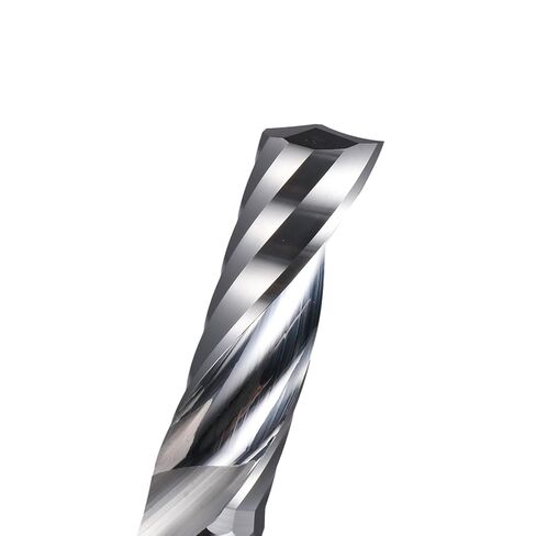 5pcs Solid Carbide CNC Spiral O Single Flute End Mills 3.175mm Shank Single Flute Up Cut CNC Carbide Milling Cutter for Acrylic PVC MDF Wood(3.175x2.5x17mm) in Saudi Arabia
