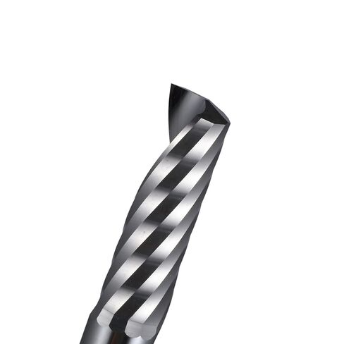 5pcs Solid Carbide CNC Spiral O Single Flute End Mills 3.175mm Shank Single Flute Up Cut CNC Carbide Milling Cutter for Acrylic PVC MDF Wood(3.175x2.5x17mm) in Saudi Arabia