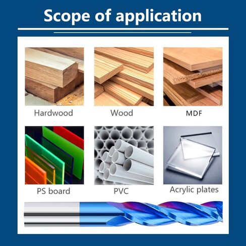 1 قطعة مطحنة نهاية كربيد التنغستن 3 الناي مطحنة نهاية مسطحة 3.175/4/6 مللي متر عرقوب دوامة راوتر بت للنجارة in Kuwait
