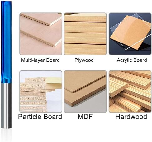 1 قطعة الناي مستقيم قاطعة المطحنة 2 الناي مستقيم نهاية مطحنة كربيد راوتر بت 4 مللي متر/6 مللي متر عرقوب CNC النقش أدوات طحن للخشب PVC البلاستيك in Kuwait