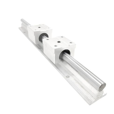 1 سكة توجيه خطية R12 + 2 كتل R12UU R12mm، الطول 300-600 مم (550 مم) in Kuwait