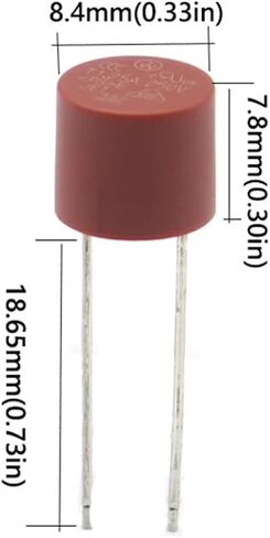 【20-5PCS】 Round Fuse Slow Blow 2Pin 500mA 1A 2A 2.5A 3.15A 4A 5A 6.3A 8A 10A 250V 382 Plastic T2A LCD TV Power Board PCB Welding(5PCS,3.15A) in Saudi Arabia