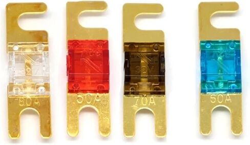 فيوز صوت السيارة 30A 40A 60A 80 100A - 2000A حامل فيوز الطاقة صوت ستيريو أحادي الاتجاه حامل توزيع الطاقة صندوق فيوز (فتح مجموعة واحدة، 20 أمبير) in Kuwait