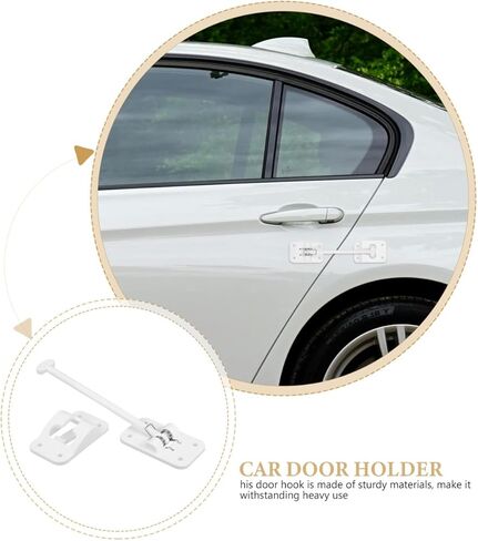 Sosoport 1Set Rv Door Latch Hook Cargo Trailer Door Holder Heavy Duty Door Retainer for Trailers Campers Trucks Easy Install Versatile Design in Saudi Arabia
