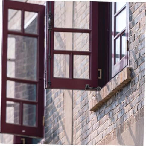 10 أزواج من خطاف الباب ومزلاج العين من Lurrose مع مسامير للأبواب وتصميم قوي ومتين لسهولة التركيب والاستخدام in Kuwait