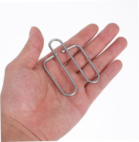 TOYANDONA 5Sets Rabbit Cage Door Spring Hooks Metal Latch Clips for Small Animal Cages Zinc Plated Secure Locking System User Friendly Installation Durable for Long Term Use in Saudi Arabia